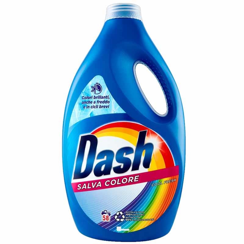 DASH DETERSIVO LIQUIDO LAVATRICE 58 LAVAGGI