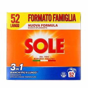 SOLE DETERSIVO LAVATRICE POLVERE