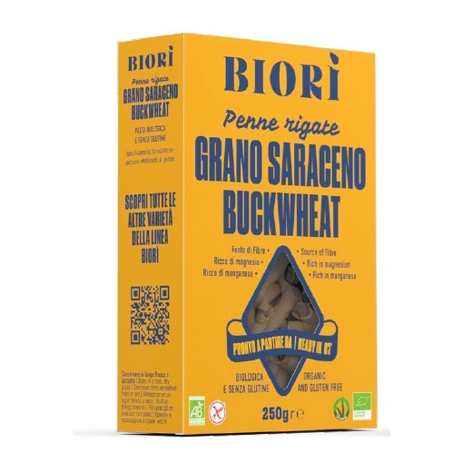 BIORI' PENNE RIGATE DI GRANO SARACENO