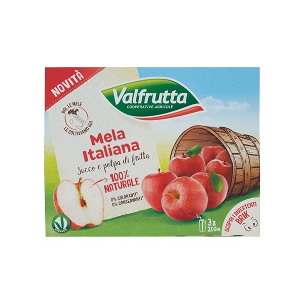 VALFRUTTA SUCCO DI FRUTTA BRIK