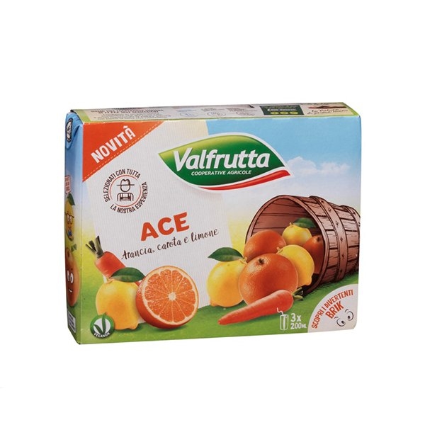 VALFRUTTA SUCCO DI FRUTTA BRIK