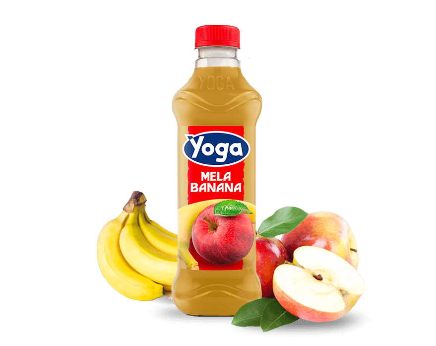 YOGA SUCCO DI FRUTTA MELA,BANANA