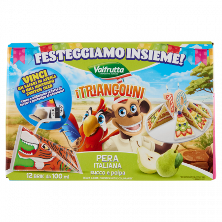 VALFRUTTA I TRIANGOLINI PERA