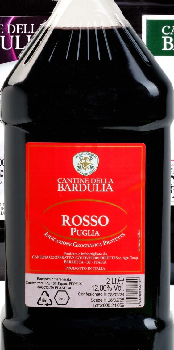 BARDULIA VINO ROSSO 2L