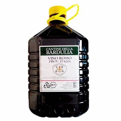 BARDULIA VINO ROSSO 5L