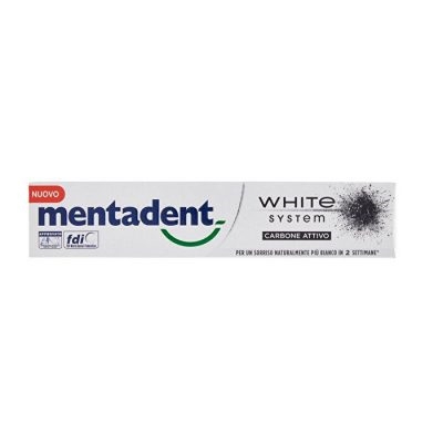 MENTADENT WHITE SYSTEM CARBONE ATTIVO