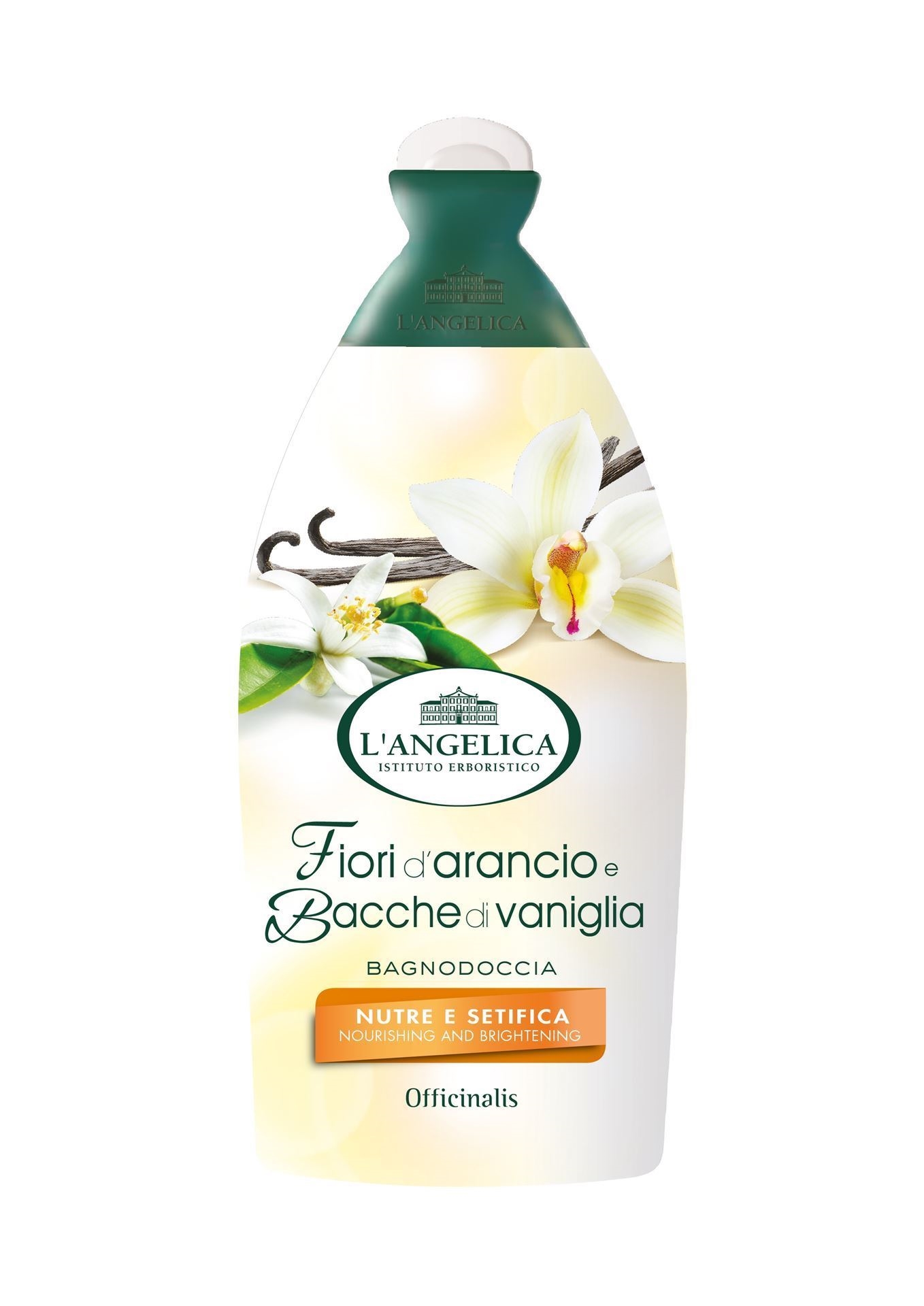 L'ANGELICA BAGNODOCCIA FIORI D'ARANCIO E BACCHE DI VANIGLIA