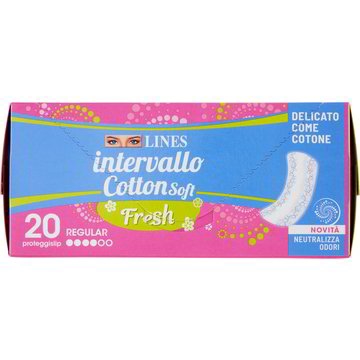 LINES IINTERVALLO COTTON SOFT FRESH PROTEGGI SLIP