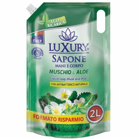 LUXURY SAPONE LIQUIDO ECORICARICA