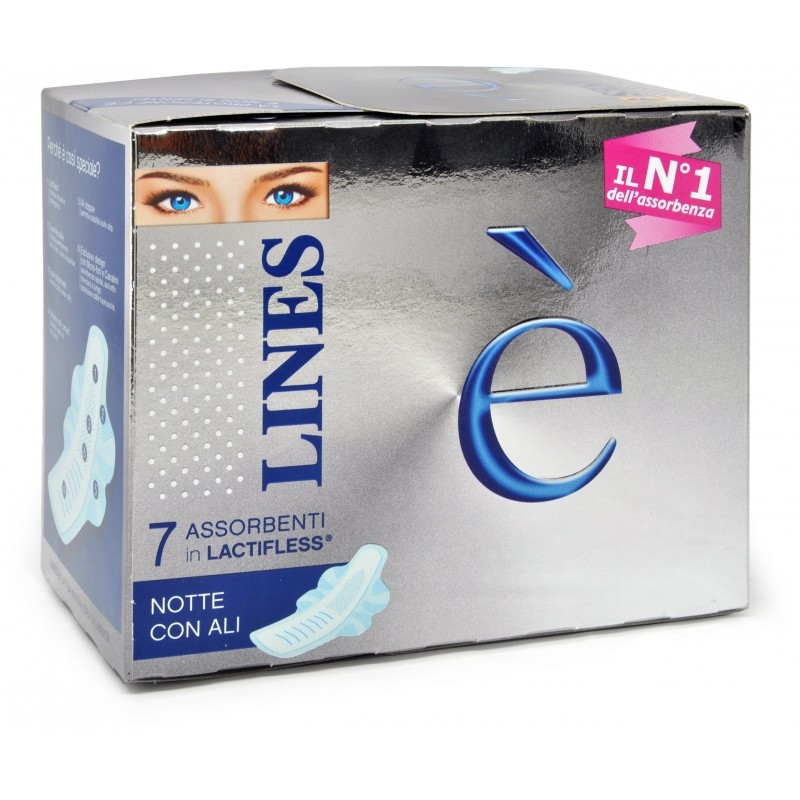 LINES E' ASSORBENTI  NOTTE CON ALI