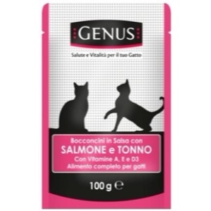 GENUS BOCCONCINI GATTO SALMONE E TONNO 