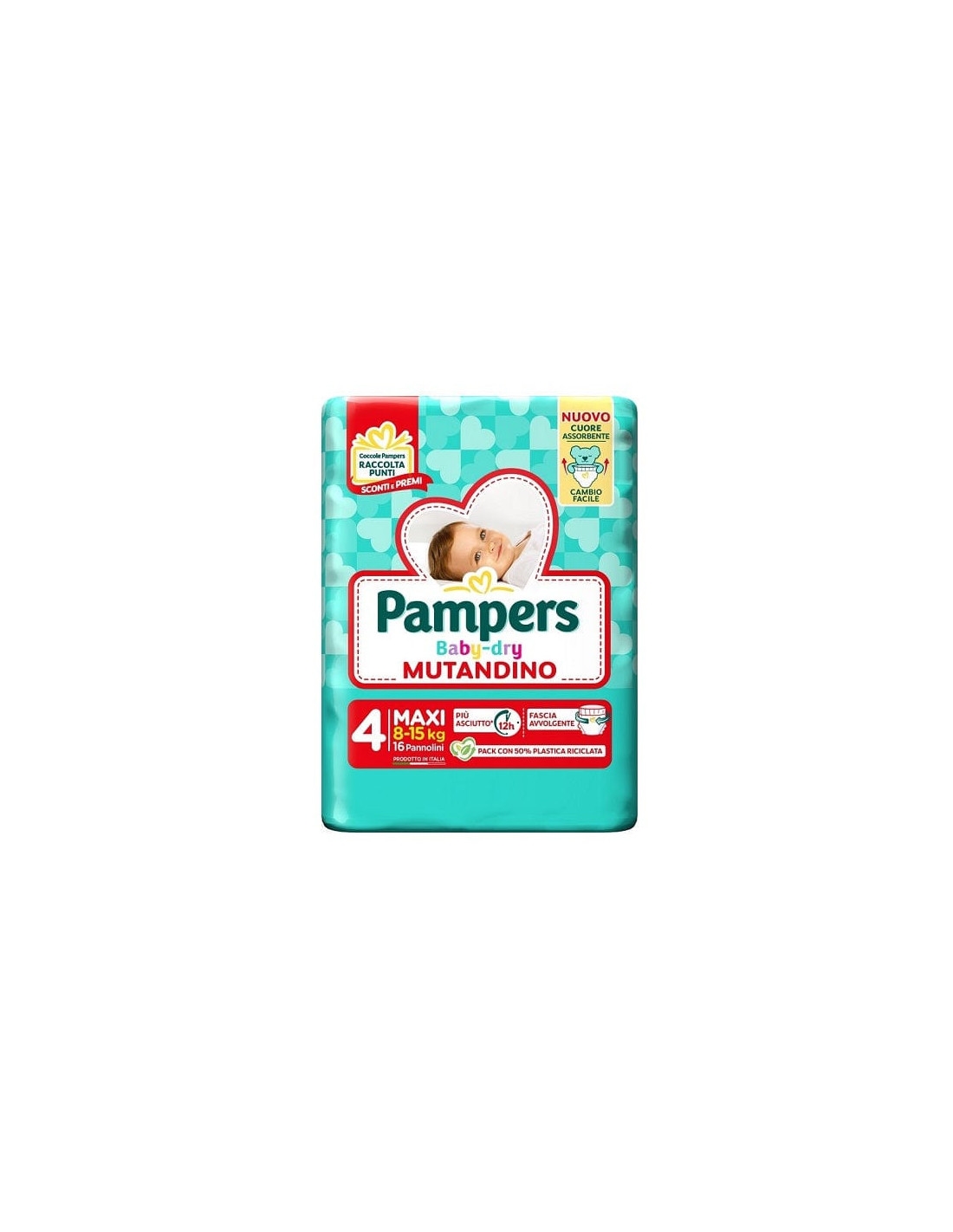 PAMPERS BABY DRY MUTANDINO 4