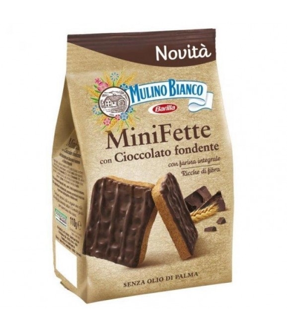 MULINO BIANCO MINIFETTE RICOPERTE DI CIOCCOLATO FONDENTE