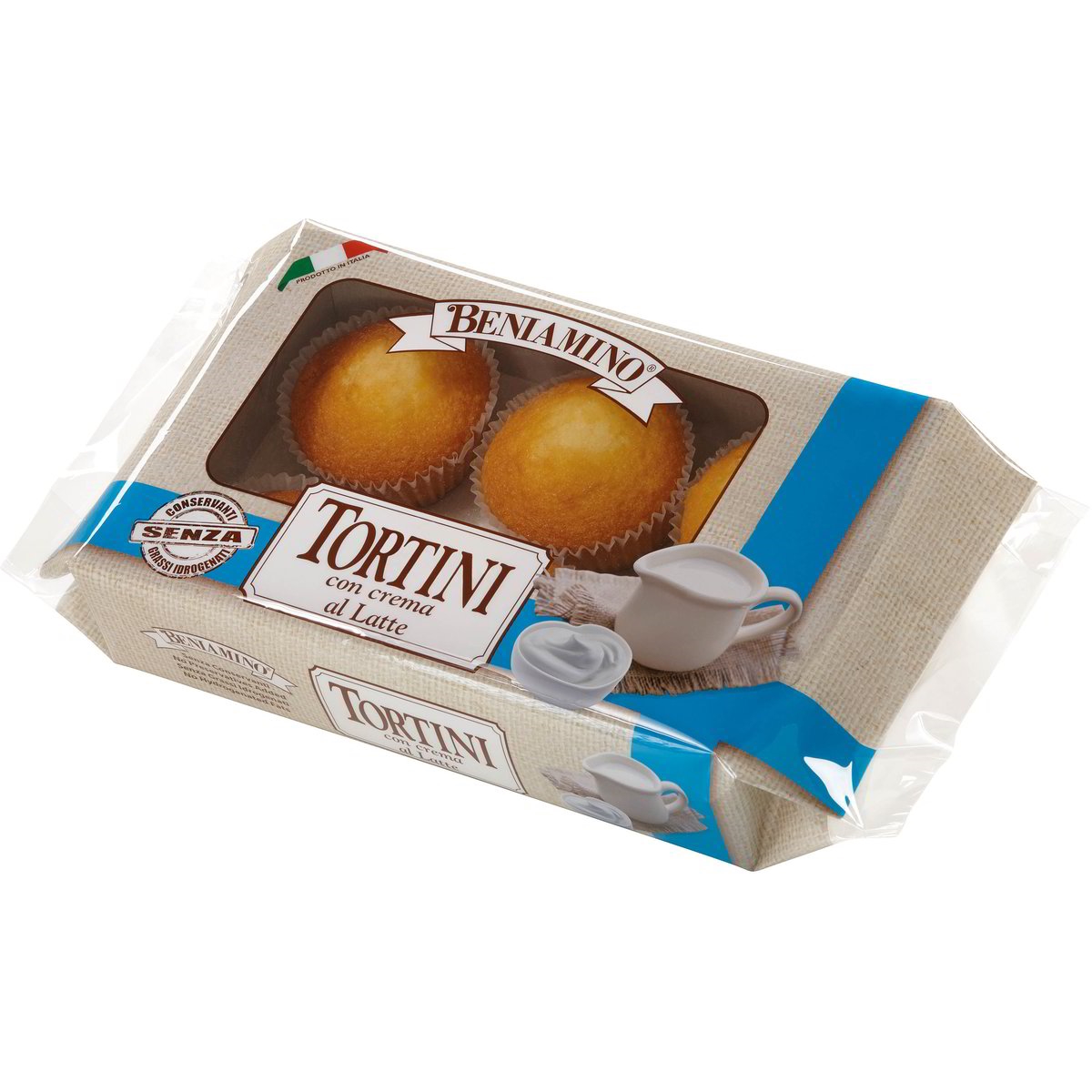BENIAMINO TORTINO CON CREMA AL LATTE