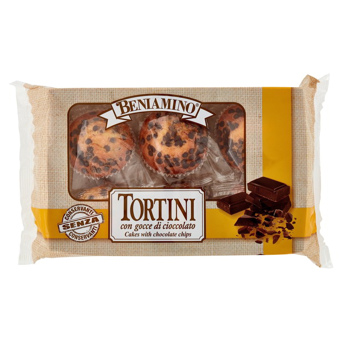BENIAMINO TORTINO CON GOCCE DI CIOCCOLATO
