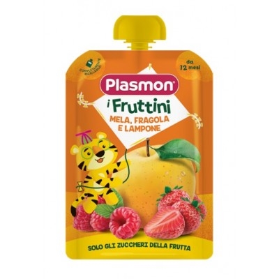 PLASMON SPREMI E GUSTA MELA,FRAGOLA E LAMPONE 