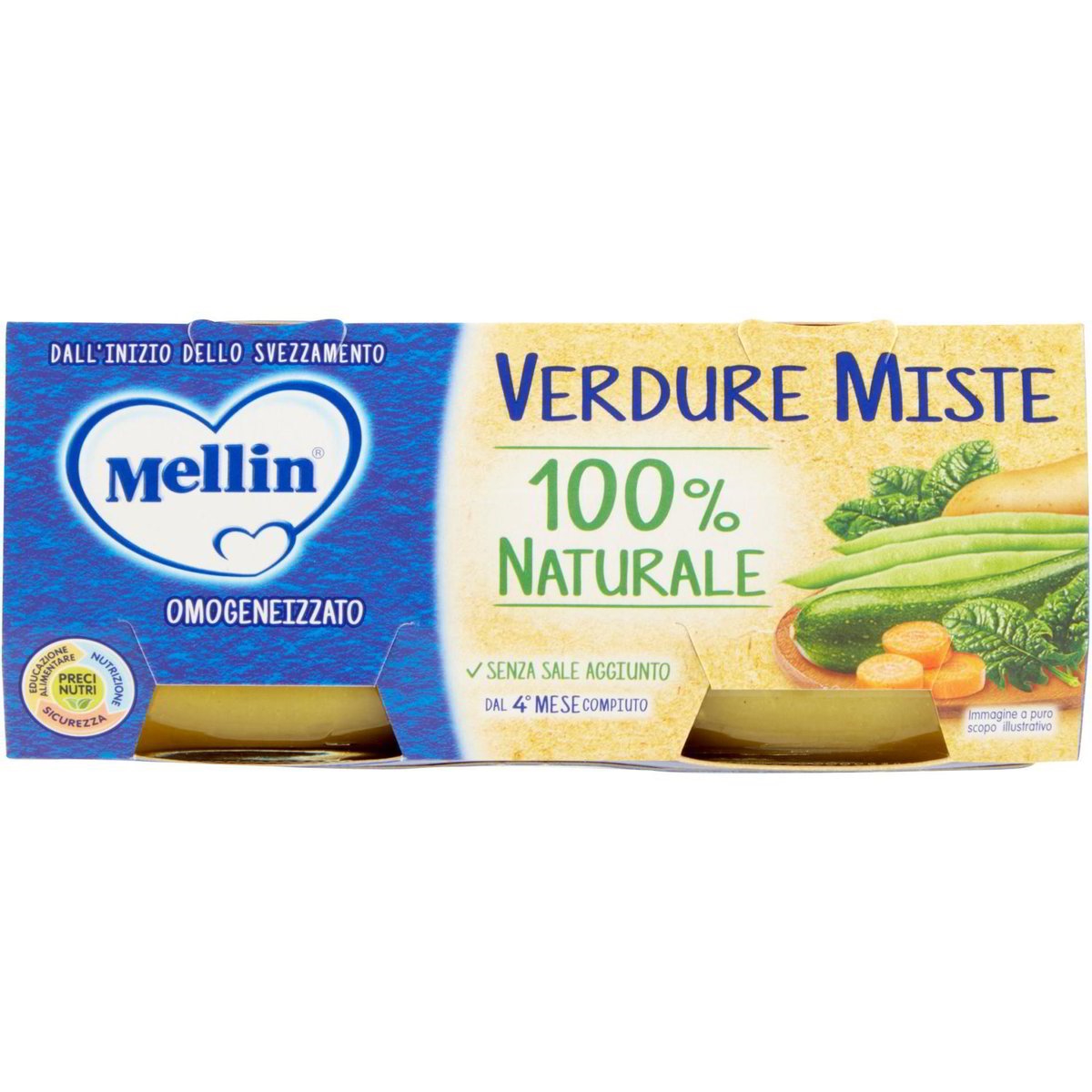 MELLIN OMOGENEIZZATO VERDURE MISTE