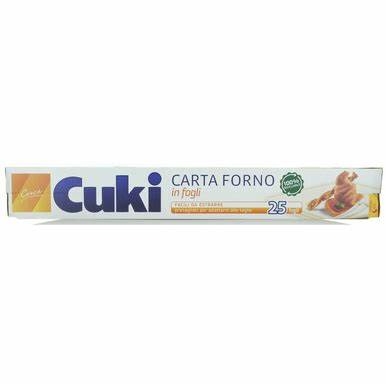CUKI CARTA FORNO 25 FOGLI