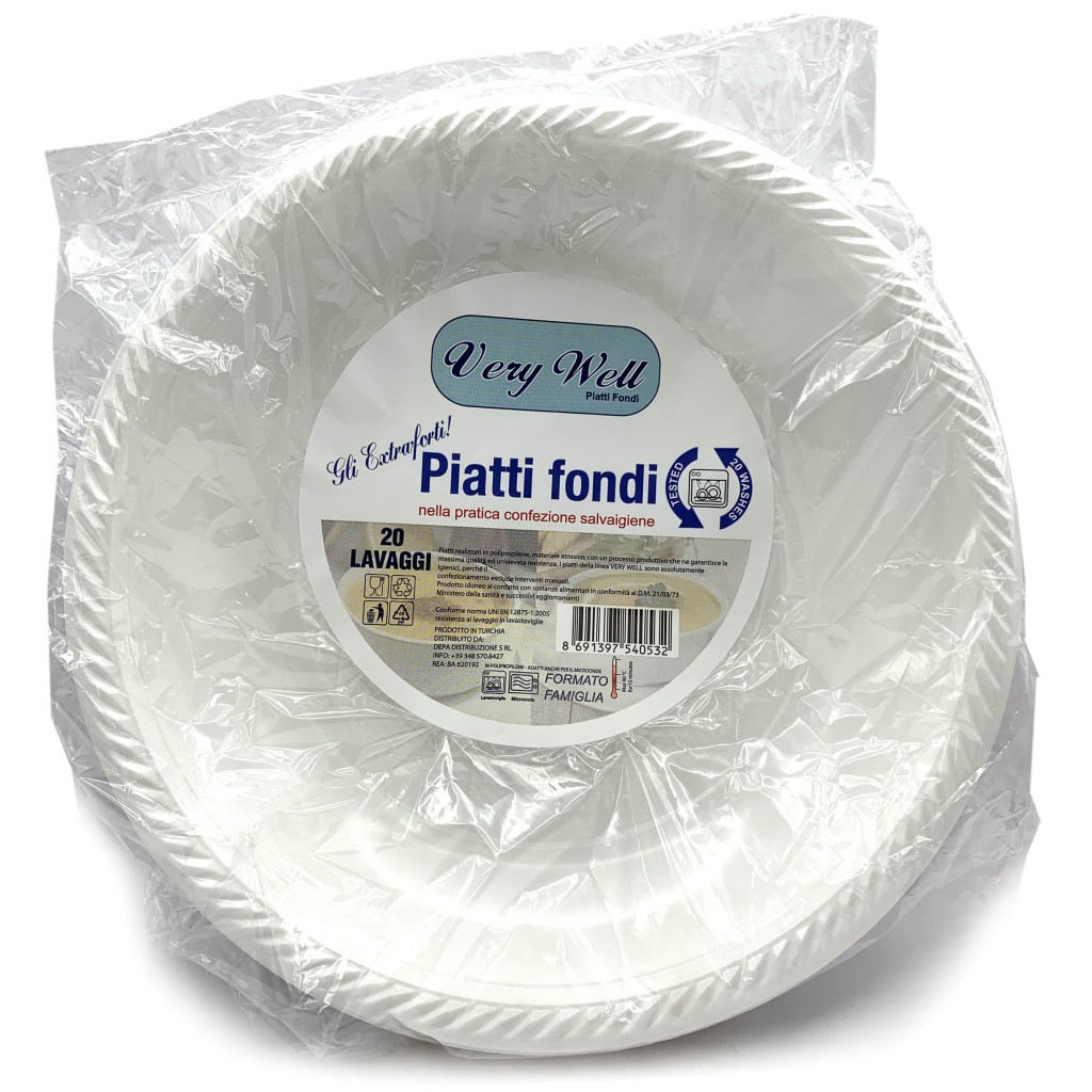 VERY WELL PIATTI FONDI