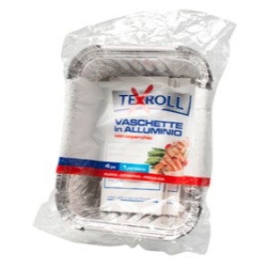 TEXROLL CONTENITORI ALLUMINIO 1PORZ.
